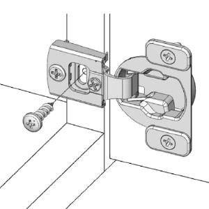 US-Style Soft-Closing Hinge With 2D Adjustment